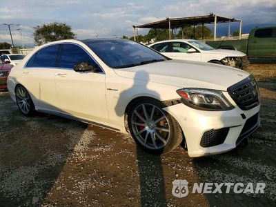 Czwarte zdjęcie samochodu z boku: 2015 MERCEDES-BENZ S 63 AMG VIN:WDDUG7JB2FA094493 - miniatura