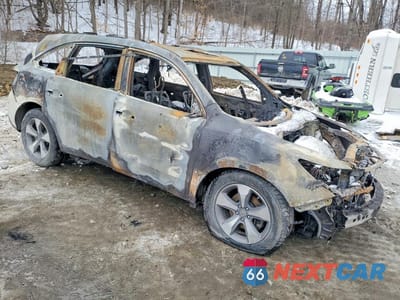 Czwarte zdjęcie samochodu z boku: 2015 ACURA MDX VIN:5FRYD4H25FB030267 - miniatura
