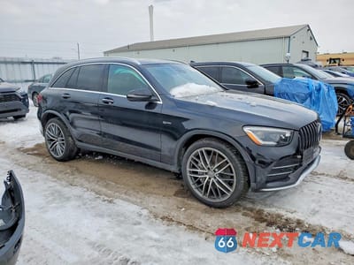 Czwarte zdjęcie samochodu z boku: 2021 MERCEDES-BENZ GLC 43 4MATIC AMG VIN:W1N0G6EB5MV271968 - miniatura
