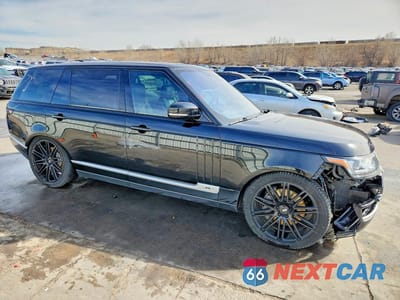 Czwarte zdjęcie samochodu z boku: 2016 LAND ROVER RANGE ROVER SUPERCHARGED VIN:SALGS3EF1GA314728 - miniatura