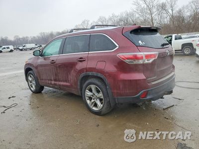 Drugie zdjęcie samochodu z przodu: 2014 TOYOTA HIGHLANDER LIMITED VIN:5TDDKRFH1ES058538 - miniatura