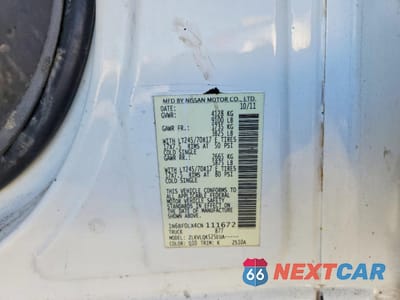 Zdjęcie 13 z 13 samochodu: 2012 NISSAN NV 2500 DELIVERY VAN VIN:1N6BF0LX4CN111672 - miniatura