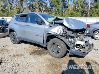 Czwarte zdjęcie samochodu z boku: 2021 JEEP COMPASS SPORT VIN:3C4NJDAB1MT554358 - miniatura