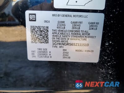 Zdjęcie 13 z 13 samochodu: 2025 CADILLAC XT5 SPORT VIN:1GYKNGRS6SZ111510 - miniatura