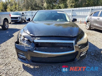 Piąte zdjęcie samochodu w środku: 2015 INFINITI Q50 BASE VIN:JN1BV7AP8FM352780 - miniatura