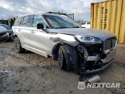 Czwarte zdjęcie samochodu z boku: 2023 LINCOLN AVIATOR BLACK LABEL VIN:5LM5J9XC0PGL23725 - miniatura