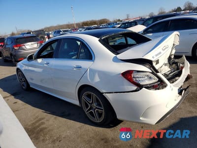 Drugie zdjęcie samochodu z przodu: 2020 MERCEDES-BENZ C 300 4MATIC VIN:WDDWF8EB8LR550117 - miniatura