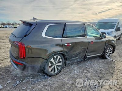 Trzecie zdjęcie samochodu z tyłu: 2020 KIA TELLURIDE S VIN:5XYP64HCXLG031113 - miniatura