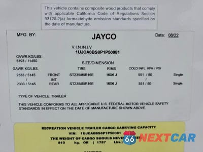 Zdjęcie 10 z 10 samochodu: 2023 JAYCO EAGLE 29.5BHOK VIN:1UJCA0BS8P1P50081 - miniatura