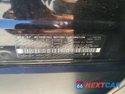 Zdjęcie 12 z 12 samochodu: 2022 MITSUBISHI OUTLANDER ES VIN:JA4J3TA84NZ050592 - miniatura
