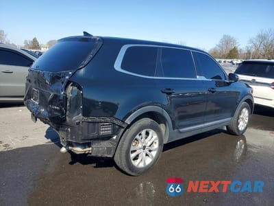 Trzecie zdjęcie samochodu z tyłu: 2021 KIA TELLURIDE LX VIN:5XYP24HC8MG098967 - miniatura