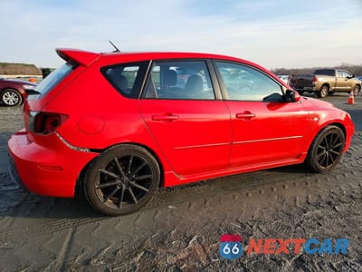 Trzecie zdjęcie samochodu z tyłu: 2008 MAZDA SPEED 3 VIN:JM1BK34M481819388 - miniatura