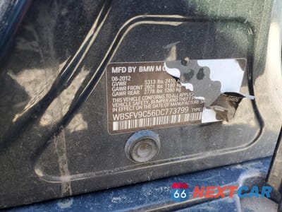 Zdjęcie 12 z 12 samochodu: 2013 BMW M5 VIN:WBSFV9C56DC773799 - miniatura