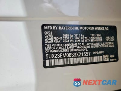 Zdjęcie 13 z 13 samochodu: 2025 BMW X7 XDRIVE40I VIN:5UX23EM08S9X21557 - miniatura