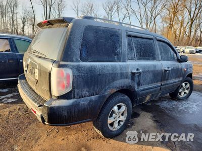 Trzecie zdjęcie samochodu z tyłu: 2007 HONDA PILOT EXL VIN:2HKYF18567H535239 - miniatura