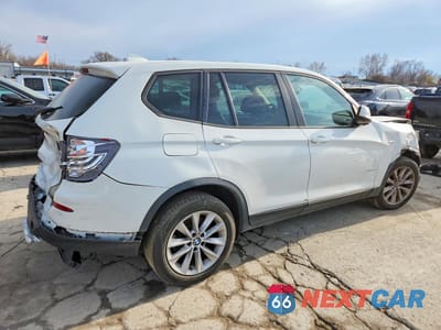 Trzecie zdjęcie samochodu z tyłu: 2013 BMW X3 XDRIVE28I VIN:5UXWX9C5XD0A10639 - miniatura