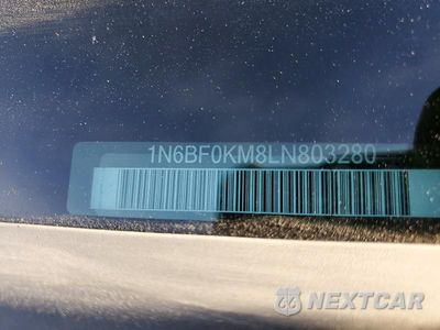 Zdjęcie 12 z 12 samochodu: 2020 NISSAN NV 1500 SV VIN:1N6BF0KM8LN803280 - miniatura