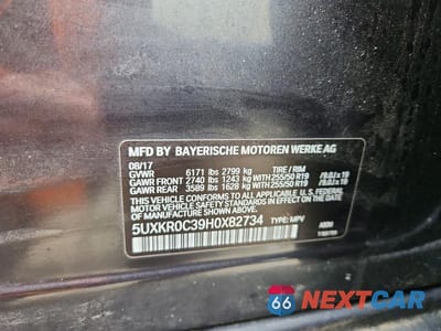 Zdjęcie 12 z 12 samochodu: 2017 BMW X5 XDRIVE35I VIN:5UXKR0C39H0X82734 - miniatura