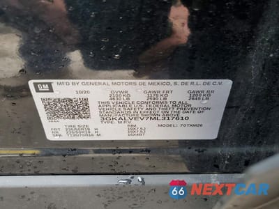 Zdjęcie 13 z 13 samochodu: 2021 GMC TERRAIN SLT VIN:3GKALVEV7ML317610 - miniatura