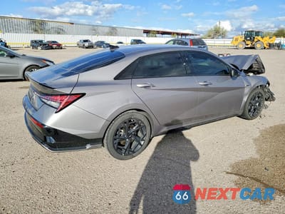 Trzecie zdjęcie samochodu z tyłu: 2024 HYUNDAI ELANTRA N LINE VIN:KMHLR4DF0RU813302 - miniatura