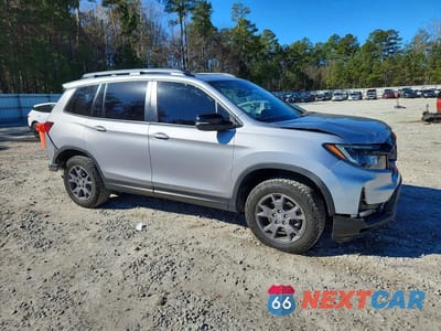 Czwarte zdjęcie samochodu z boku: 2024 HONDA PASSPORT TRAIL SPORT VIN:5FNYF8H60RB018618 - miniatura