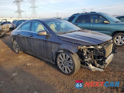 Czwarte zdjęcie samochodu z boku: 2018 MERCEDES-BENZ CLA 250 4MATIC VIN:WDDSJ4GB5JN551622 - miniatura