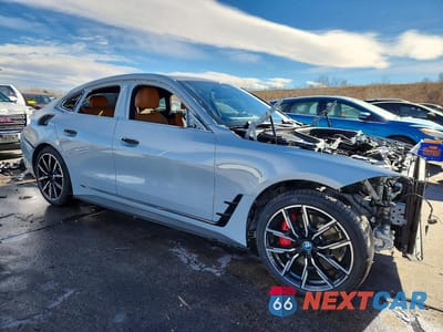 Czwarte zdjęcie samochodu z boku: 2024 BMW I4 M50 VIN:WBY33AW0XRFT02681 - miniatura