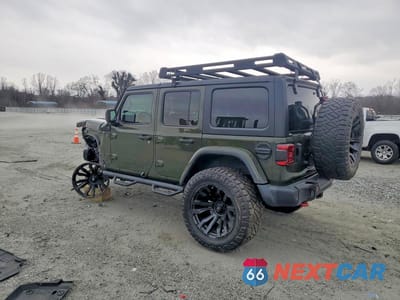 Drugie zdjęcie samochodu z przodu: 2020 JEEP WRANGLER UNLIMITED RUBICON VIN:1C4HJXFN2LW339341 - miniatura