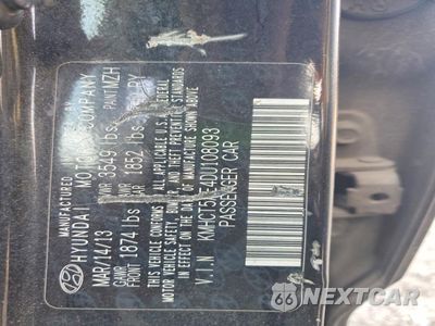 Zdjęcie 13 z 14 samochodu: 2013 HYUNDAI ACCENT GLS VIN:KMHCT5AE4DU108093 - miniatura