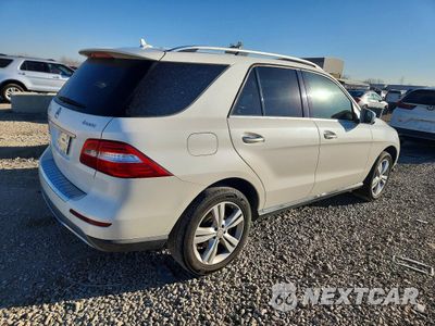 Trzecie zdjęcie samochodu z tyłu: 2014 MERCEDES-BENZ ML 350 4MATIC VIN:4JGDA5HB7EA269451 - miniatura