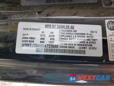 Zdjęcie 12 z 12 samochodu: 2013 SMART FORTWO PURE VIN:WMEEJ3BA9DK723688 - miniatura