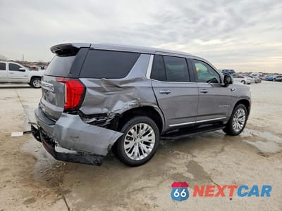 Trzecie zdjęcie samochodu z tyłu: 2021 GMC YUKON SLT VIN:1GKS2BKD4MR179146 - miniatura