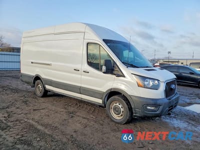Czwarte zdjęcie samochodu z boku: 2023 FORD TRANSIT T-350 VIN:1FTBW3X89PKB66018 - miniatura