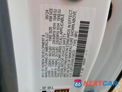 Zdjęcie 13 z 13 samochodu: 2024 ACURA RDX VIN:5J8TC2H3XRL034233 - miniatura