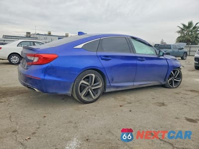 Trzecie zdjęcie samochodu z tyłu: 2018 HONDA ACCORD SPORT VIN:1HGCV1F37JA153235 - miniatura