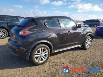 Trzecie zdjęcie samochodu z tyłu: 2016 NISSAN JUKE SV VIN:JN8AF5MV9GT655891 - miniatura
