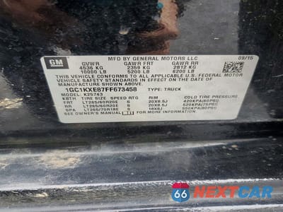 Zdjęcie 12 z 12 samochodu: 2015 CHEVROLET SILVERADO K2500 HIGH COUNTRY VIN:1GC1KXE87FF673458 - miniatura