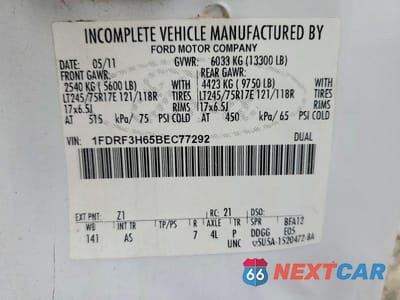 Zdjęcie 12 z 12 samochodu: 2011 FORD F350 SUPER DUTY DUMP TRUCK VIN:1FDRF3H65BEC77292 - miniatura