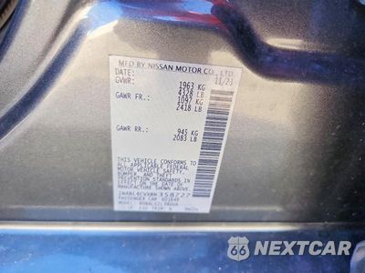 Zdjęcie 12 z 12 samochodu: 2024 NISSAN ALTIMA VIN:1N4BL4CVXRN358727 - miniatura
