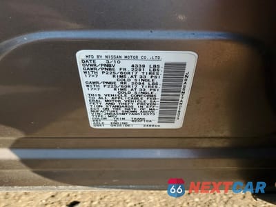 Zdjęcie 13 z 13 samochodu: 2010 NISSAN ROGUE SL VIN:JN8AS5MT7AW019373 - miniatura