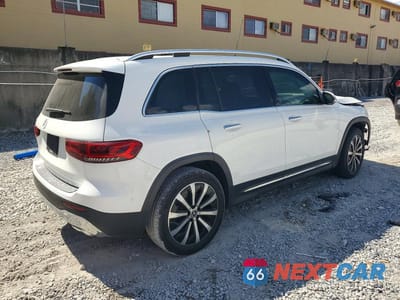 Trzecie zdjęcie samochodu z tyłu: 2021 MERCEDES-BENZ GLB 250 VIN:W1N4M4GB0MW107453 - miniatura