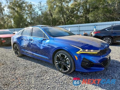 Czwarte zdjęcie samochodu z boku: 2022 KIA K5 GT LINE VIN:5XXG64J22NG164196 - miniatura