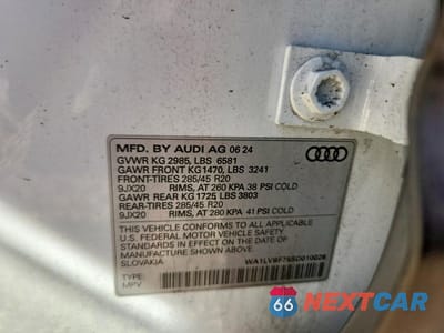 Zdjęcie 13 z 14 samochodu: 2025 AUDI Q7 PREMIUM PLUS VIN:WA1LVBF75SD010026 - miniatura