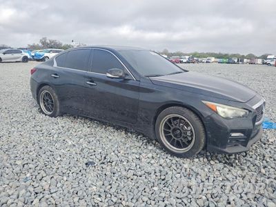 Czwarte zdjęcie samochodu z boku: 2018 INFINITI Q50 3.0T LUXE VIN:JN1EV7AR5JM436112 - miniatura