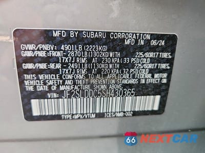 Zdjęcie 13 z 13 samochodu: 2025 SUBARU FORESTER PREMIUM VIN:JF2SLDDC5SH430365 - miniatura