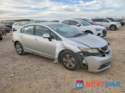 Czwarte zdjęcie samochodu z boku: 2013 HONDA CIVIC LX VIN:2HGFB2F59DH562565 - miniatura