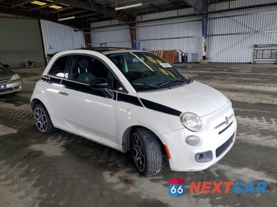 Czwarte zdjęcie samochodu z boku: 2012 FIAT 500 VIN:3C3CFFBR1CT500500 - miniatura