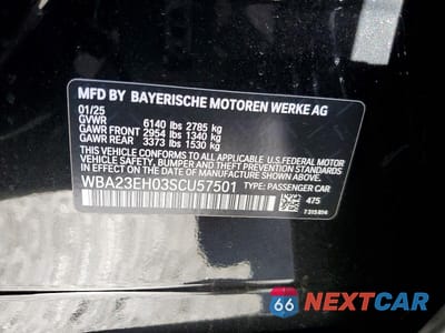 Zdjęcie 12 z 12 samochodu: 2025 BMW 740 I VIN:WBA23EH03SCU57501 - miniatura