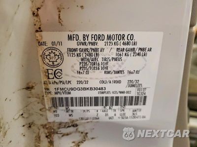 Zdjęcie 13 z 13 samochodu: 2011 FORD ESCAPE XLT VIN:1FMCU9DG3BKB30483 - miniatura