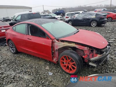 Czwarte zdjęcie samochodu z boku: 2023 TESLA MODEL 3 VIN:5YJ3E1EA8PF675130 - miniatura